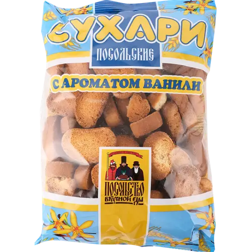 Сухари «Посольство вкусной еды» Посольские, с ароматом ванили, 250 г