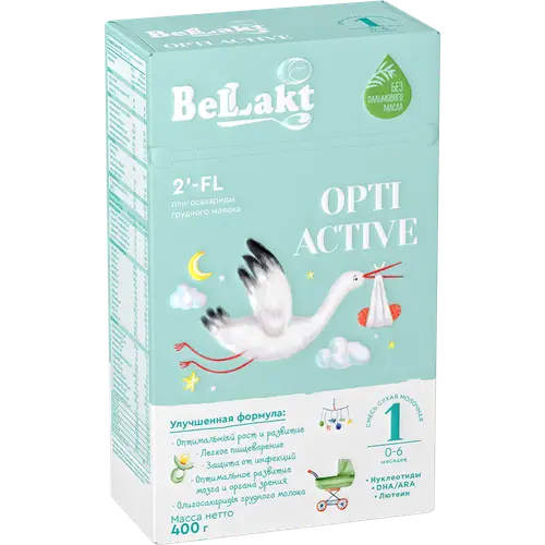 Смесь молочная сухая «Bellakt» Opti Active 1, 400 г