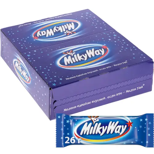 Уп. Шоколадный батончик «Milky Way» 36х26 г