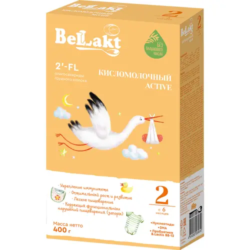 Смесь  сухая «Bellakt Active 2» с 6 месяцев, 400 г