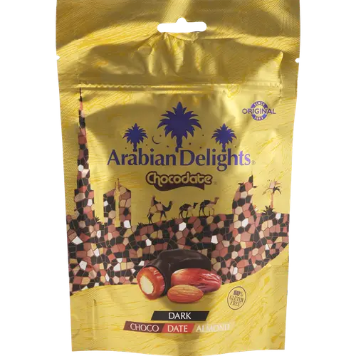 Финики с миндалем «Arabian Delights» в черном шоколаде, 90 г