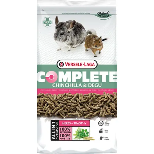 Корм для грызунов «Versele-Laga» Chinchilla & Degu Complete, 461313, для шиншилл и дегу, 1.75 кг