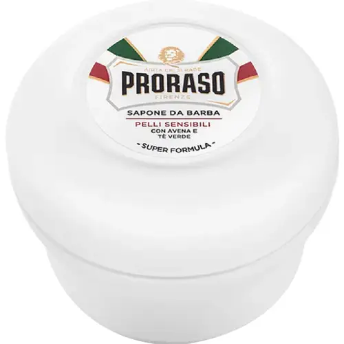 Мыло для бритья «Proraso» для чувствительной кожи, с экстрактом зеленого чая и овса, 150 мл 