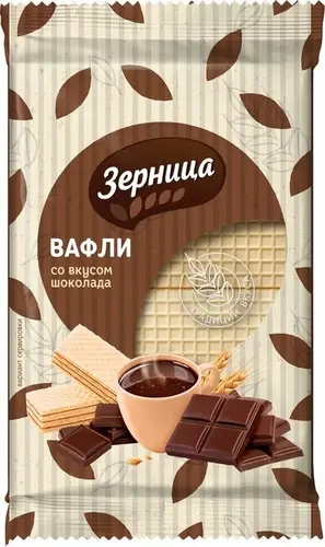 Вафли Зерница со вкусом шоколада, 200г