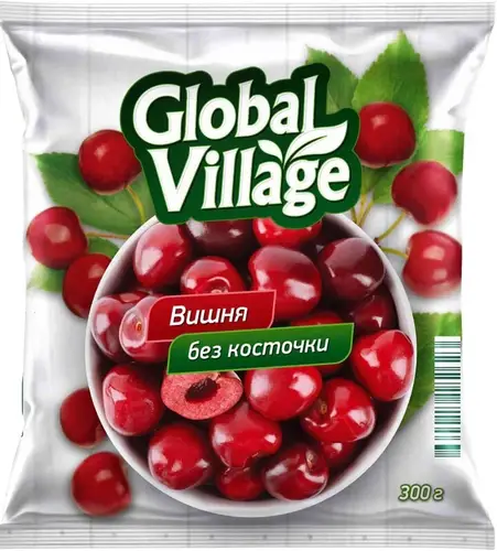 Вишня Global Village без косточки быcтрозамороженная, 300г