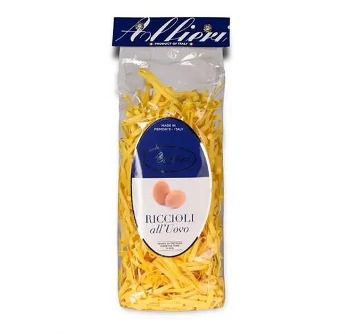 Макаронные изделия Riccioli all uovo яичные из твёрдых сортов пшеницы, Alfieri