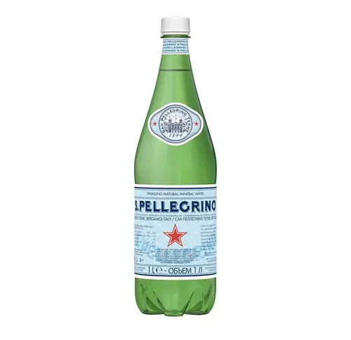 Вода минеральная S.PELLEGRINO природная лечебно-столовая газированная