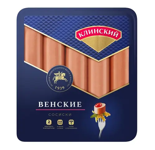 Сосиски Клинский Венские 470г