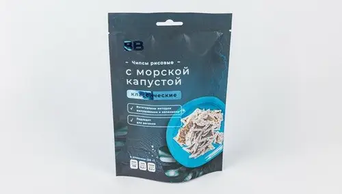 Чипсы рисовые из морской капусты классические, 20 г