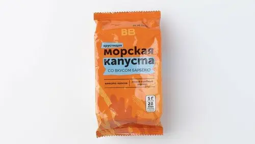 Морская капуста хрустящая со вкусом барбекю