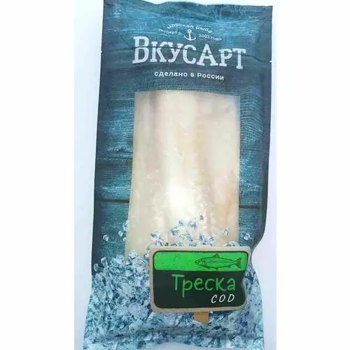 Рыба свежемороженая ВкусАрт Треска филе 600г