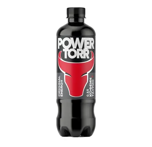 Напиток энергетический Power Torr Black, бутылка