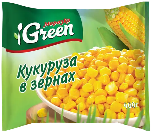 Кукуруза МОРОЗКО Green в зернах