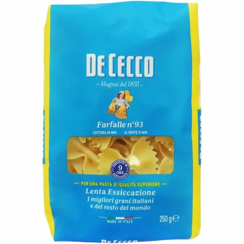 Макароны De Cecco Farfalle №93 250г