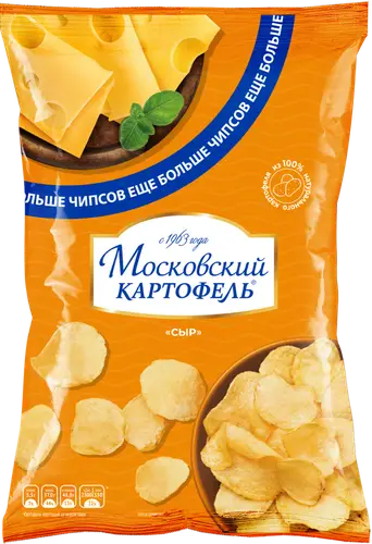 Чипсы Московский Картофель со вкусом сыра, 200г