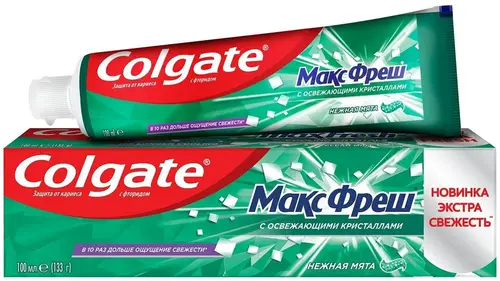 Зубная паста Colgate МаксФреш Нежная мята