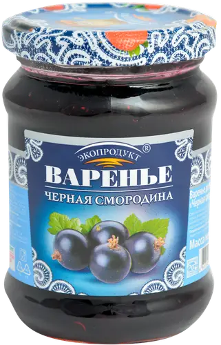 Варенье Экопродукт Десертное черная смородина