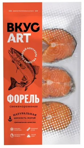 Форель Вкус Арт стейк замороженный, 500г