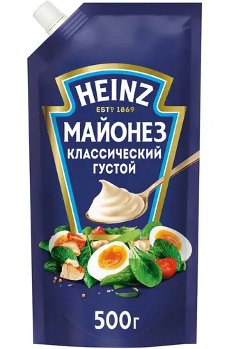 Майонез Heinz классический 67% 500г