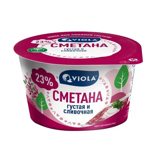 Сметана 23%, Viola