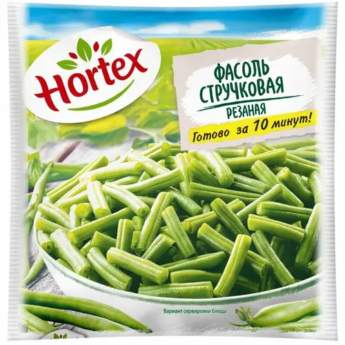 Фасоль стручковая быстрозамороженная Hortex резаная