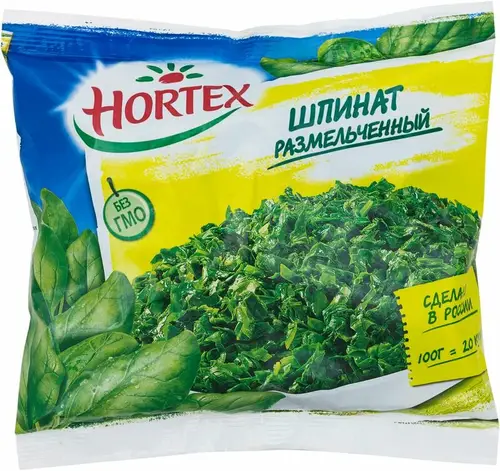 Шпинат Hortex размельченный