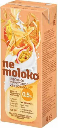 Напиток овсяный Nemoloko Экзотик 0,5%