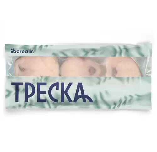 Треска атлантическая замороженная Borealis стейки