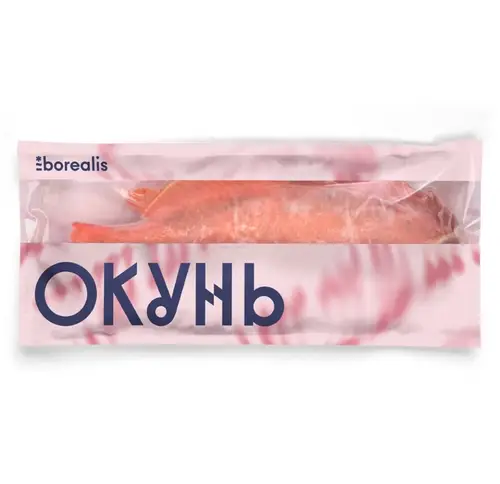 Окунь Borealis Морской потрошёный без головы замороженный, 650г