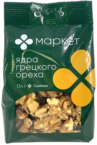 Ядра грецкого ореха сушеные Маркет, 134г