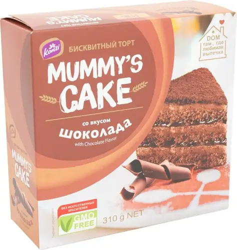 Торт Konti Mummy's cake со вкусом шоколада, 310г