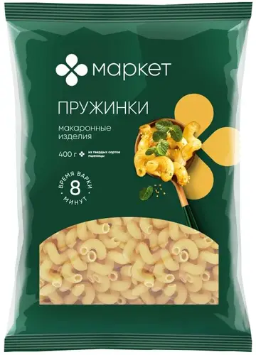 Макаронные изделия Маркет Пружинки 400г