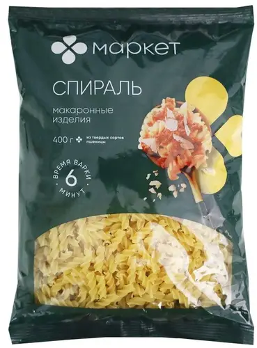 Макароны Маркет Спираль 400г