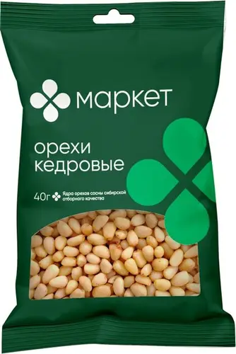 Орехи кедровые Маркет 40г