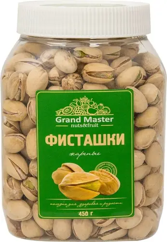 Фисташки Grand Master жареные соленые 450г