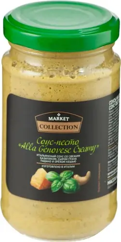 Соус-песто Market Collection Alla Genovese Creamy 180г