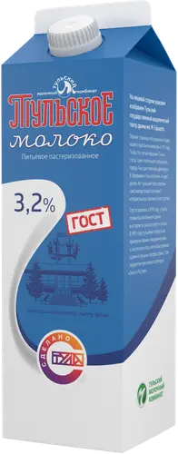 Молоко питьевое Тульское пастеризованное 3,2%