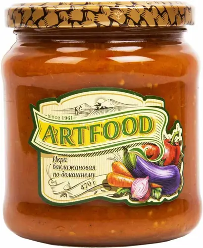 Икра баклажановая Artfood по-домашнему