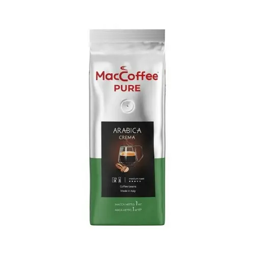 Maccoffe, кофе maccoffee 1000гр зерна варка arabica for.д/п, цена за шт, ШК: 8887290146173