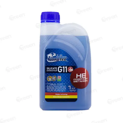 Антифриз NORDTEC ANTIFREEZE-40 G11 синий, 1 кг