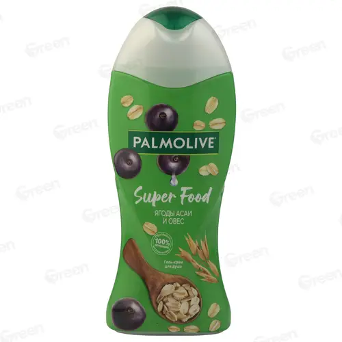 Крем-гель для душа Palmolive Super Food Ягоды Асаи и Овес