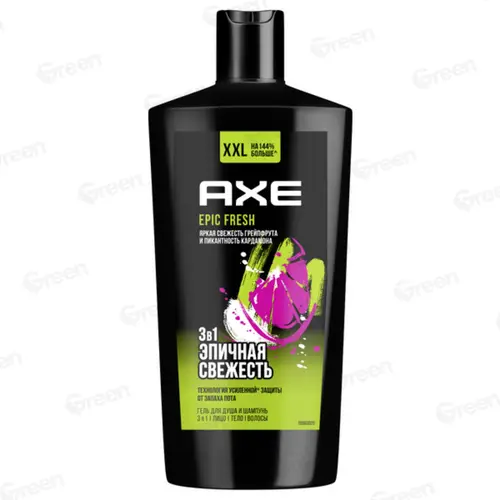 Гель для душа AXE 3в1 EPIC FRESH