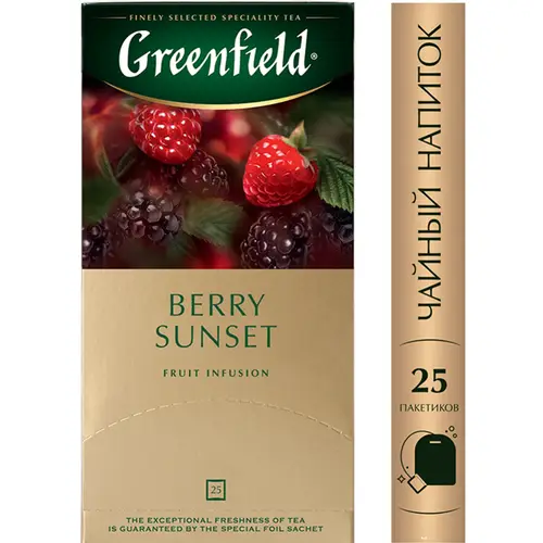 Чайный напиток «Greenfield» Berry Sunset, 25х2 г