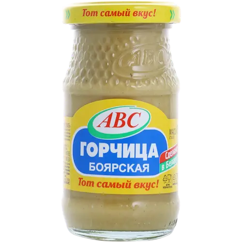 Горчица «ABC» Боярская, 160 г