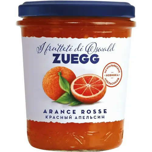 Конфитюр Zuegg фруктовый из красного апельсина, 320г