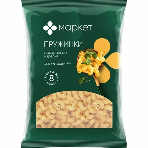 Макароны Пружинки группы А Маркет, 400г