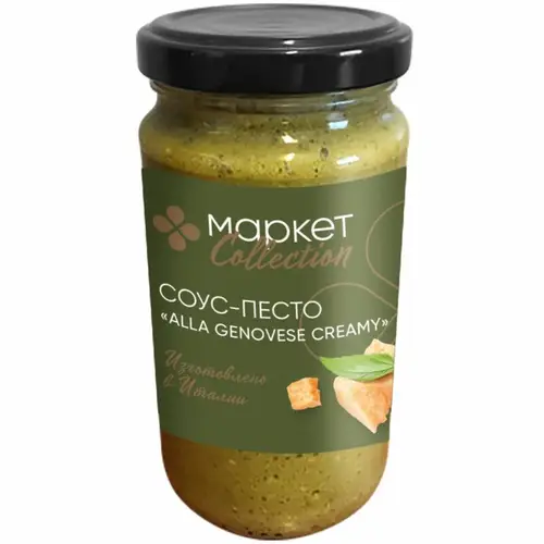 Соус-песто Alla Genovese Creamy Market Collection, 180мл