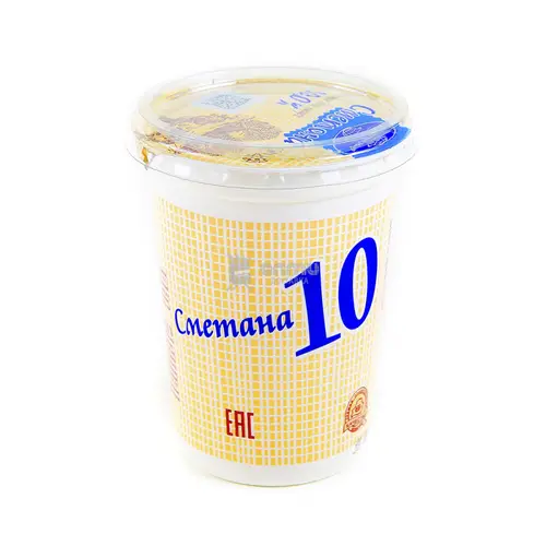 Сметана Молочный мир 10%, 480г