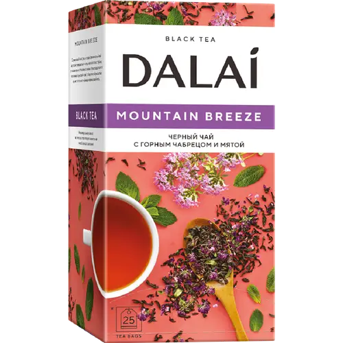 Чай черный «Dalai» Mountain Breeze, 25х1.5 г