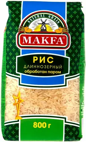 Рис Макфа длиннозерновой пропаренный